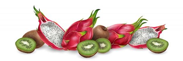 Are kiwi and dragon fruit related 