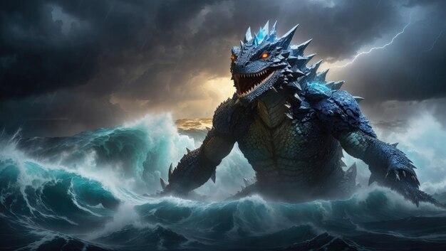 Can Godzilla breath underwater 