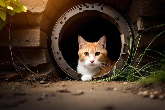 Do cats pee and poop out of the same hole 