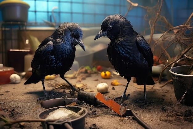 Do crows have empathy 