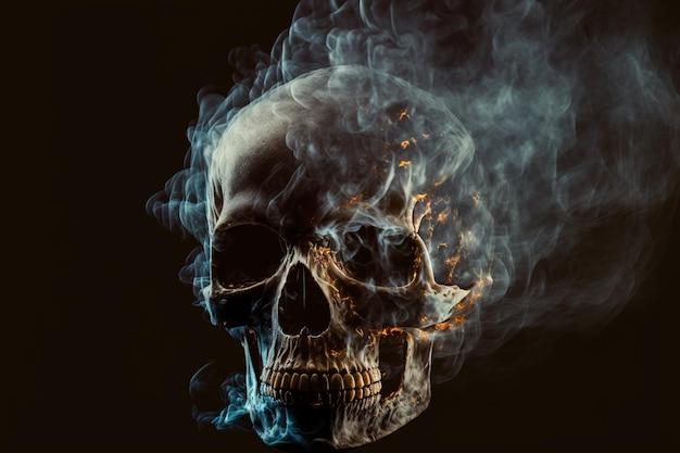 Does the skull burst during cremation 