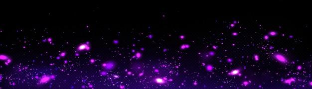 What glows purple under black light 