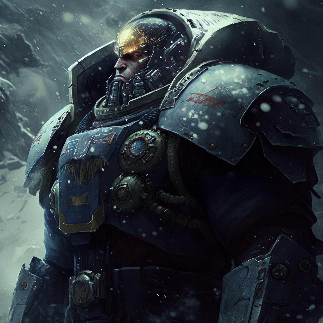 How big is a Space Marine without armor? 