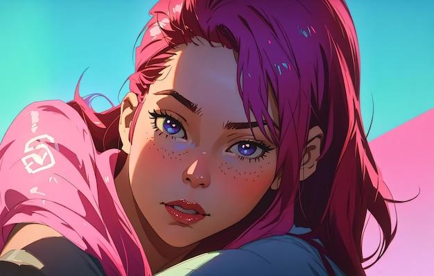 How did Jinx get pink eyes? 