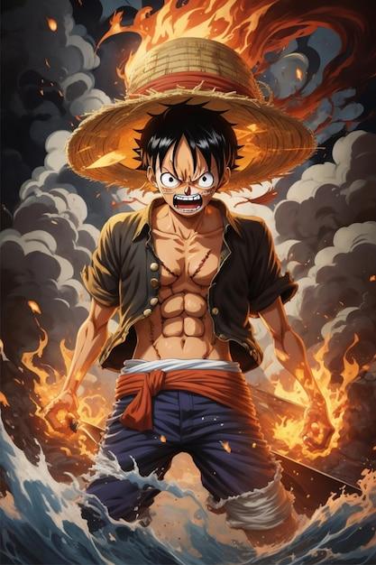 How does Luffy use fire? 