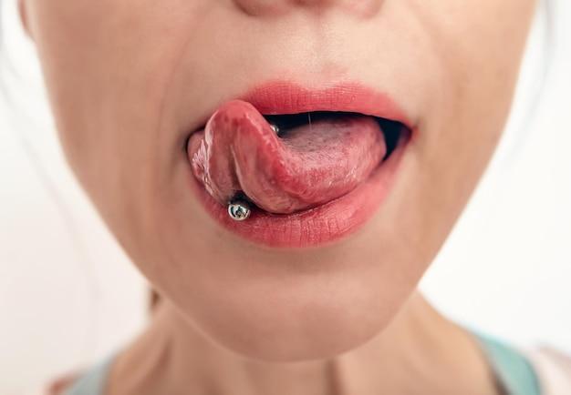 How long after tongue piercing can I give oral? 