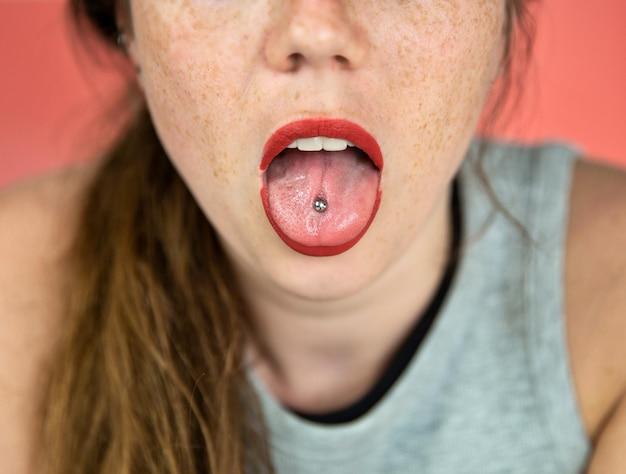 How long after tongue piercing can I give oral? 