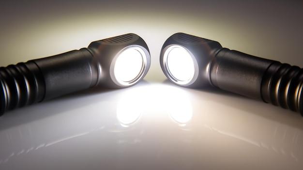 How many lumens are police flashlights? 