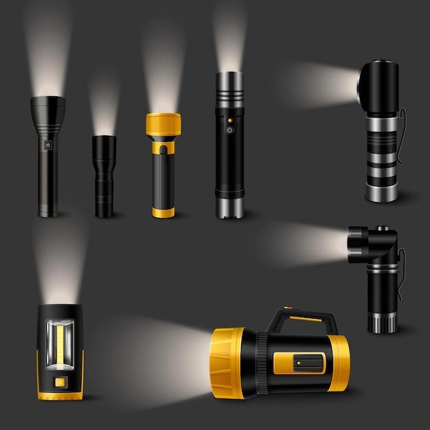 How many lumens are police flashlights? 