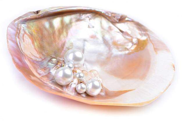 How do you clean a pearl found in an oyster? 