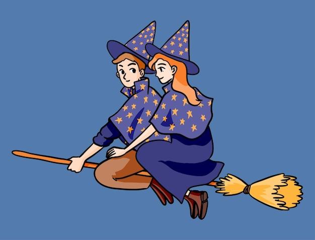 How do you make a flying broom in wacky wizards? 