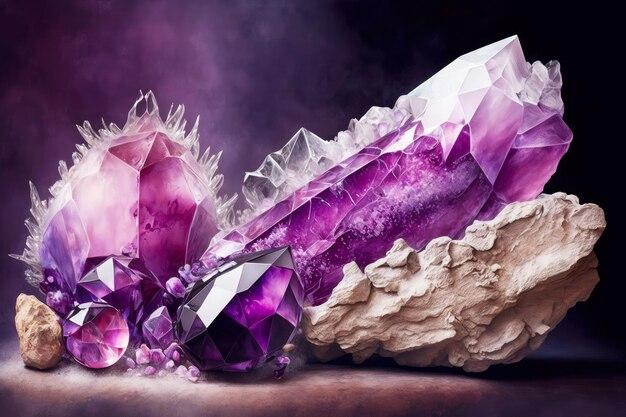 How do you polish Amethyst crystals 