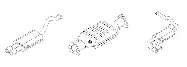 Is a catalytic converter part of the powertrain 