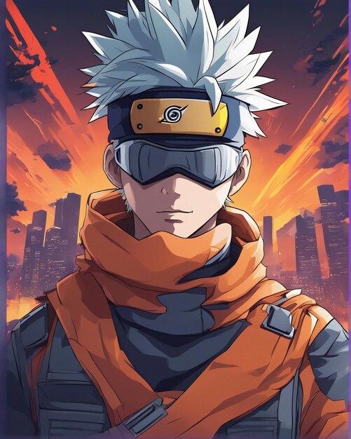 Is Kakashi's hair white or silver 