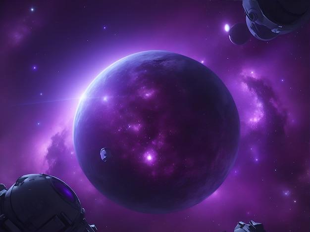 Is there a purple planet 