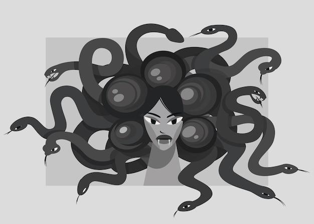 What color are Medusa's eyes 