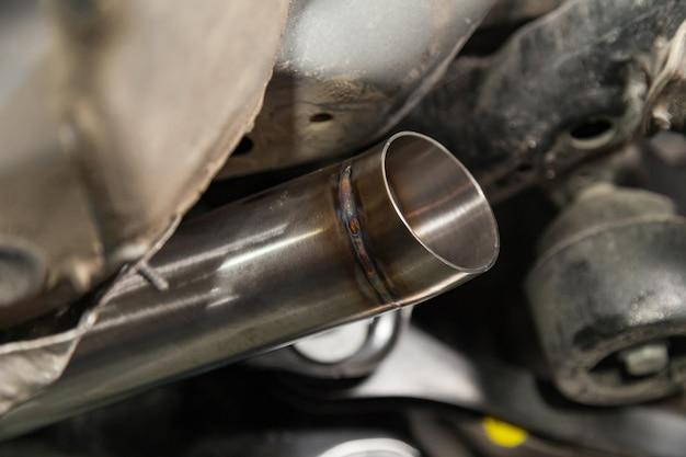 Can you replace a catalytic converter without welding 