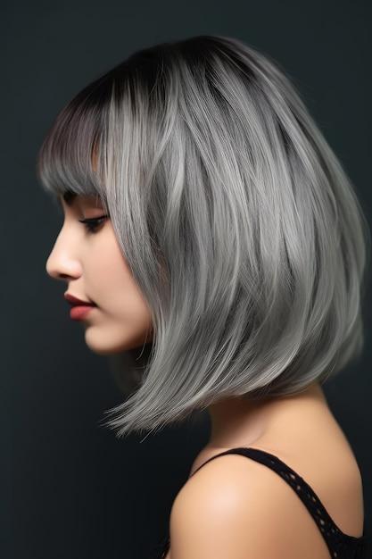 What is the difference between silver and platinum hair? 