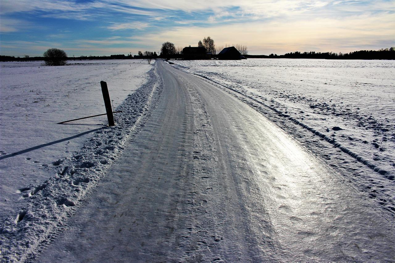 At what temperature are icy roads most slippery? 