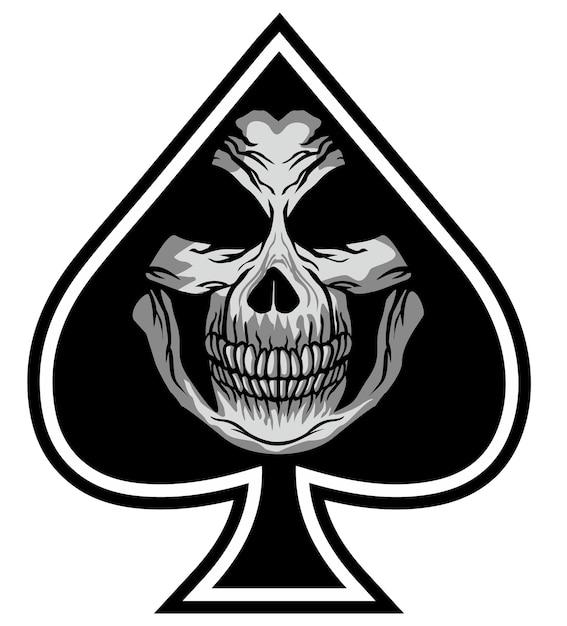 What does the ace of spades biker patch mean? 