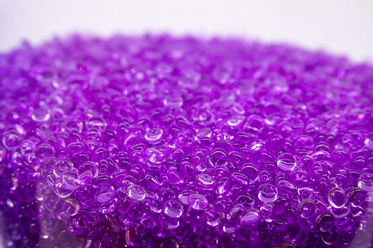 What do purple beads mean 
