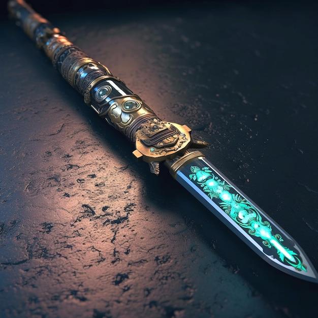 What is written on rengoku sword? 