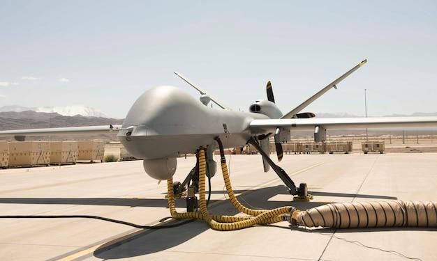 What is the size of a military drone? 