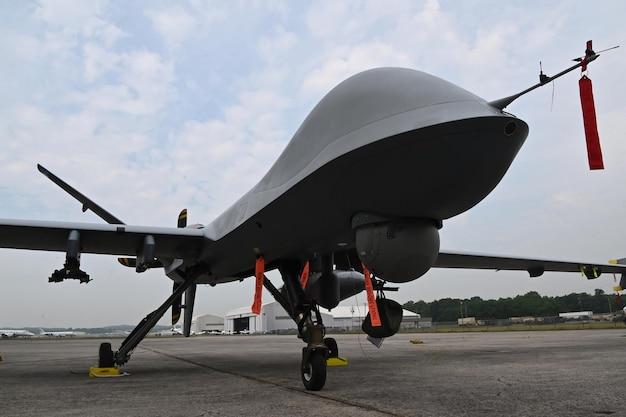 What is the size of a military drone? 