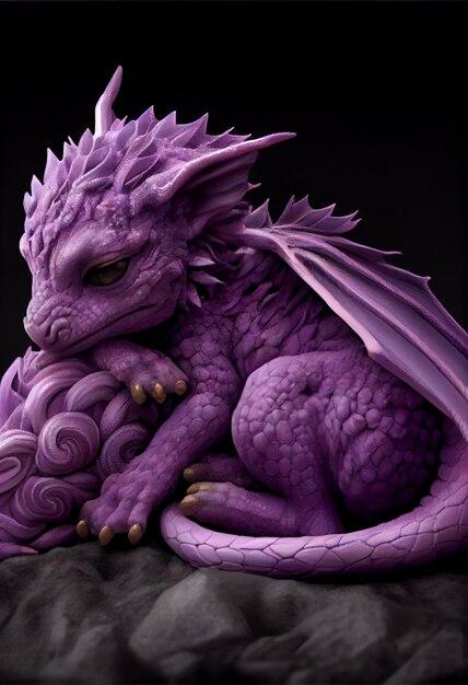 What does purple dragon mean? 