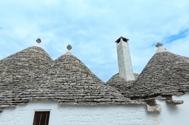 What is the white stuff on roofs? 