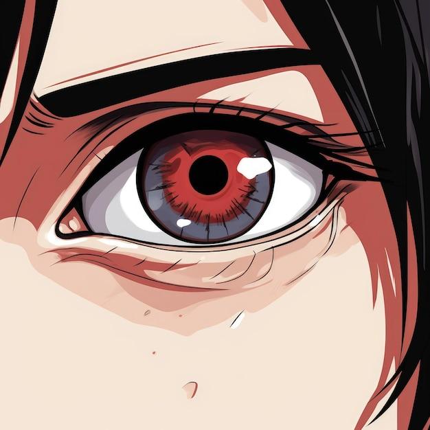 What color is Mikasa eyes? 