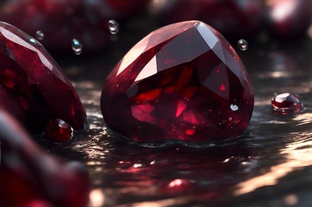What do rubies look like in their natural state? 