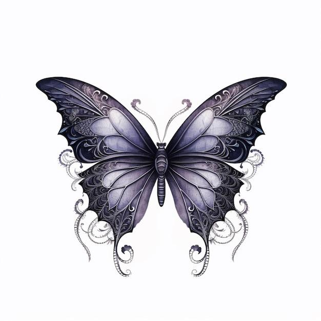 What does a butterfly tattoo on the lower back mean 