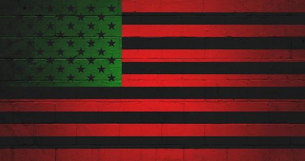 What does a green American flag mean? 