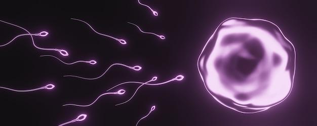 What does sperm look like under UV light? 