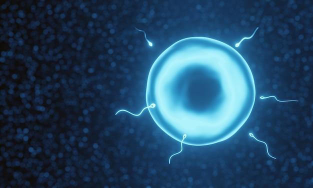 What does sperm look like under UV light? 