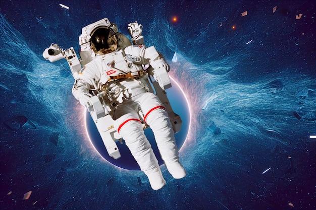 What is the temperature in space when an astronaut spacewalks 