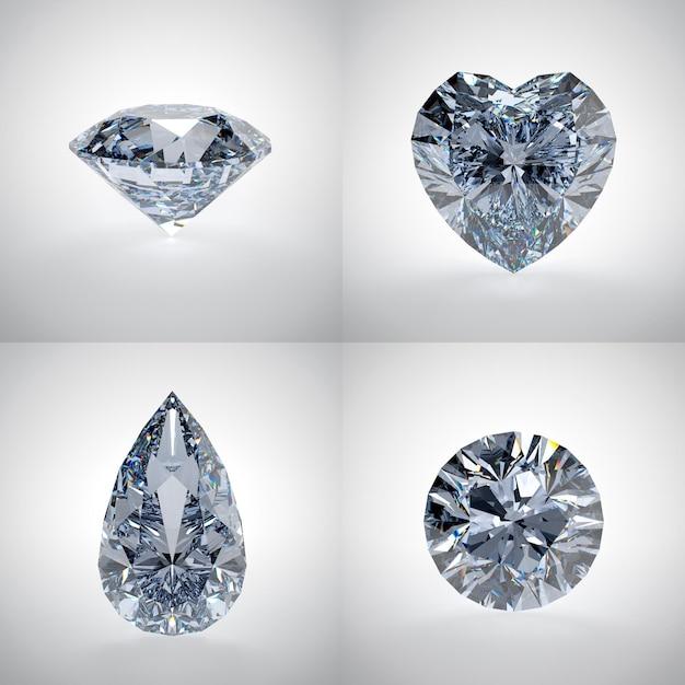 Which diamond cut looks the smallest? 