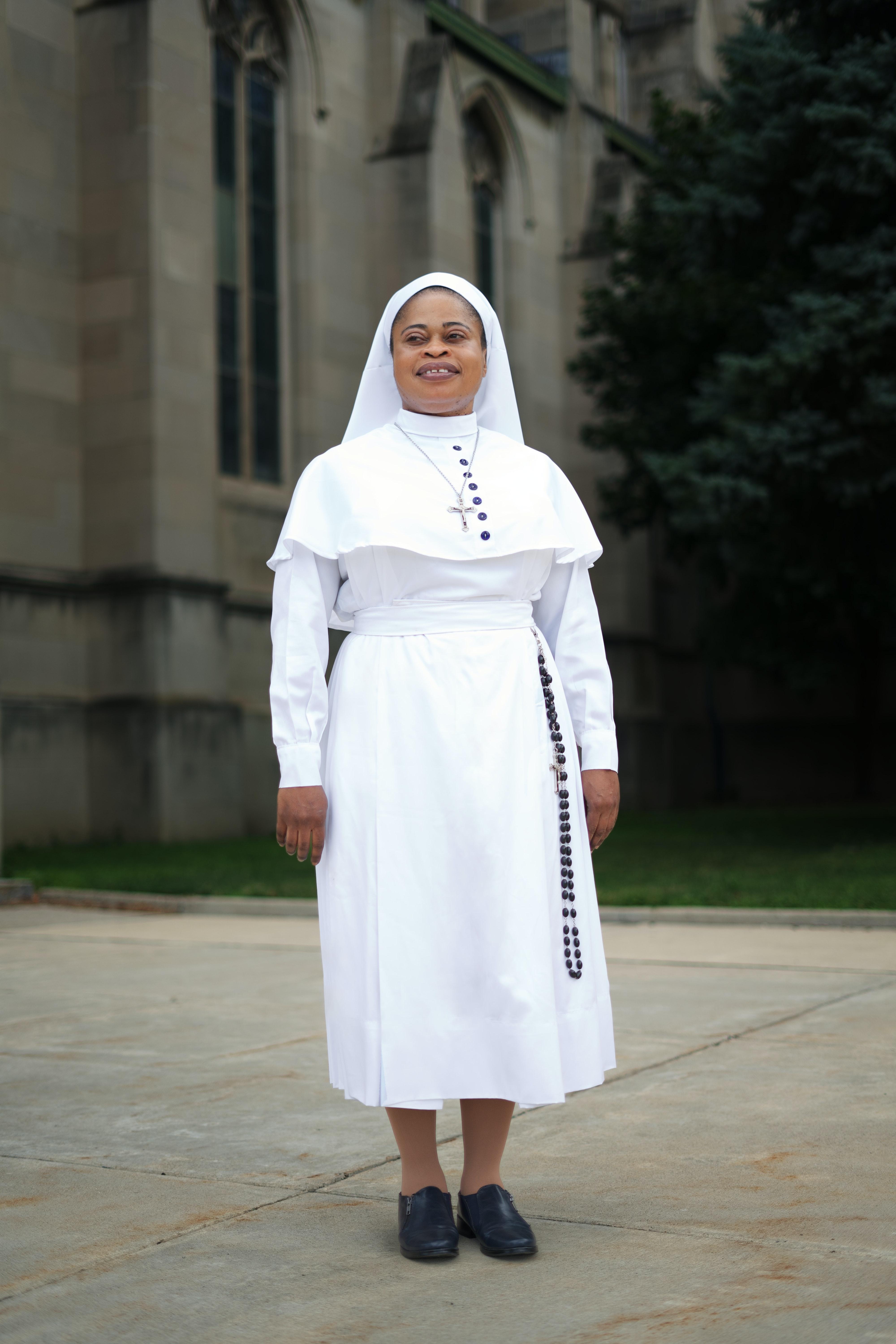 Why do nuns wear all white? 