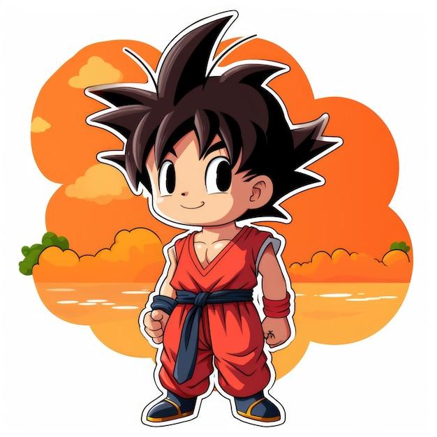 Why does Kid Goku have a tail 