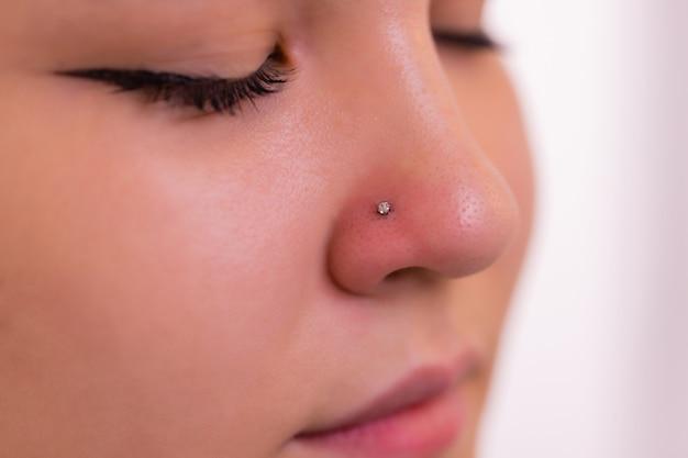 Why does my nose stud stick out? 