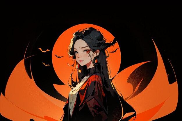 Why does Nezuko have orange hair 