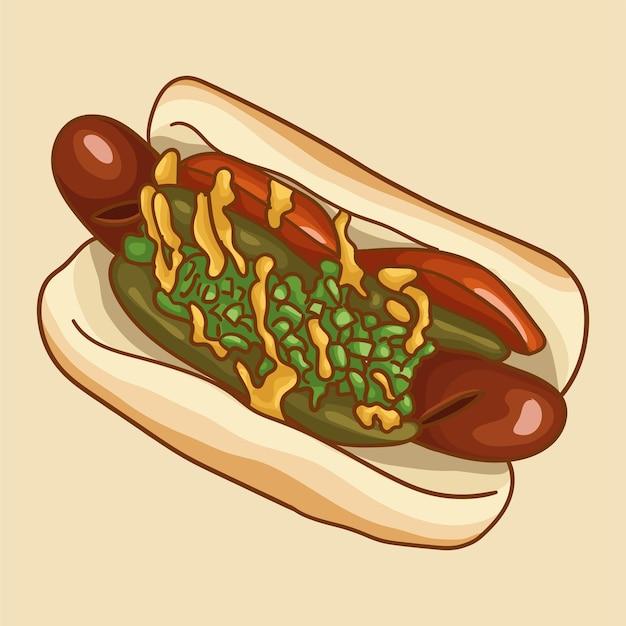 Why is Chicago style hot dog relish so green 