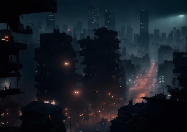 Why is Gotham City so dark? 