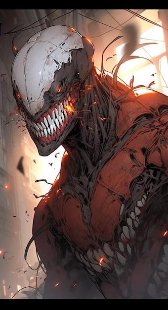 Why was Venom afraid of red symbiote 
