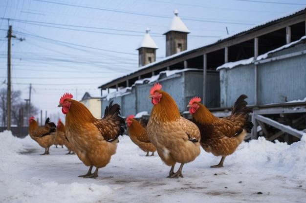 Will chickens eat snow for water? 