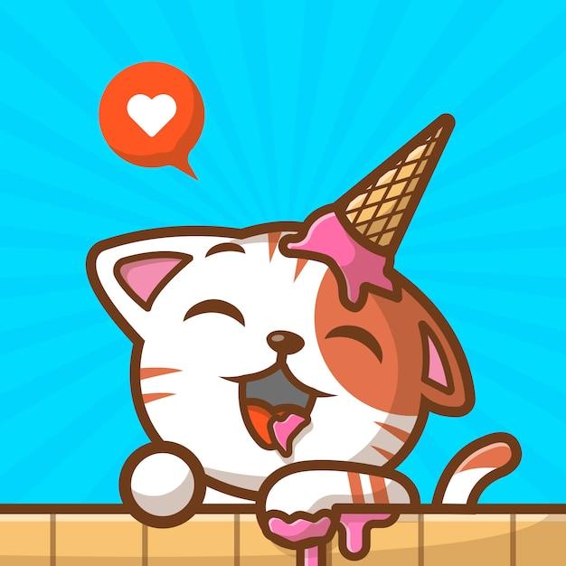 Can a cat eat strawberry ice cream 