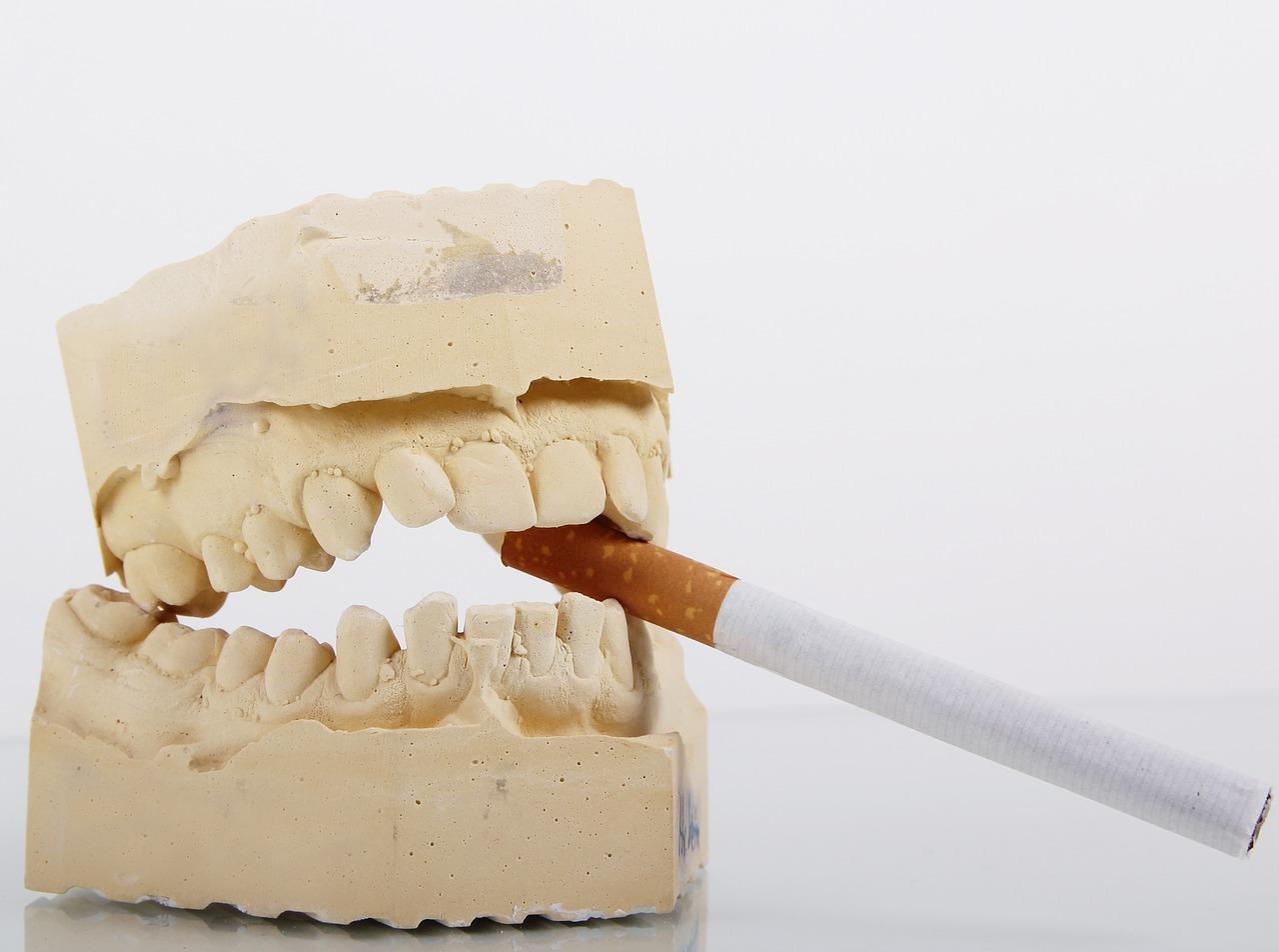 How long after dentures can you smoke 