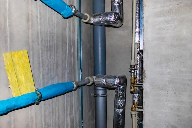 How do you cover exposed PEX pipe 