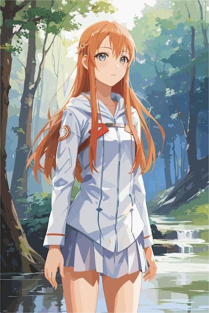 What color is Asuna's hair 